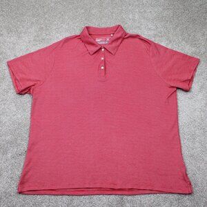 Cutter & Buck Polo Shirt Womens 3XL XXXL Red CBDryTec Pima Cotton/Micro Poly S/S
